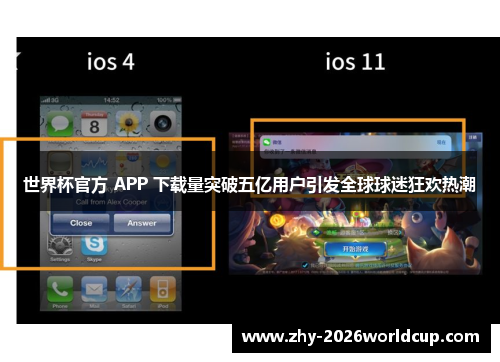 世界杯官方 APP 下载量突破五亿用户引发全球球迷狂欢热潮
